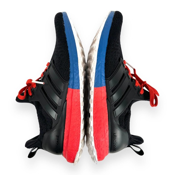 Adidas UltraBoost DNA Core Black Lush Red Running Sneaker Sz 7 Youth 8.5 Womens - Picture 5 of 14